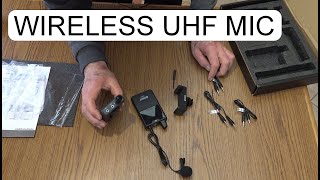 UNBOXING WIRELESS UHF MICROPHONE DEBRA DV01 [upl. by Sivrad]