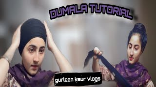 Very Easy Dumala Tutorial☺️  Gurleen kaur vlogs [upl. by Rihaz]