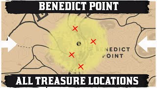 ALL Benedict Point Treasure Map Locations [upl. by Ajed739]