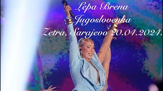 Lepa Brena  Jugoslovenka Zetra 20042024 Sarajevo Bosna i Hercegovina [upl. by Aicelet942]