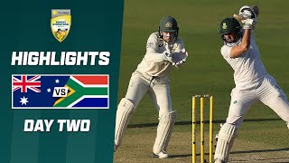 Australia v South Africa 202324  Only Test  Day 2 [upl. by Welker]