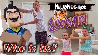 Hello Neighbor in Real Life vs Scooby Doo Mystery Inc Toy Scavenger Hunt with Baldi [upl. by Kruter880]