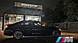 12AM WINGSTOP RUN IN MY TWIN TURBO BMW F30 POV [upl. by Phelips]