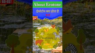 About Ecotone in environment and ecology trending geographyoptional history geographyfacts eco [upl. by Hadrian]