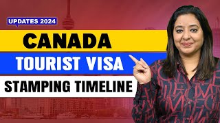 CANADA TOURIST VISA STAMPING TIMELINE  CANADA  UK  AUSTRALIA  NEW ZEALAND TOURIST VISA [upl. by Eitac]