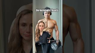 Dermatologist Reacts To Bodybuilders Acne Advice dermatologist [upl. by Latsryc]