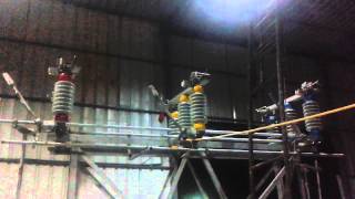 TRANSPOWER MAKE ISOLATOR OPERATION 33KV1600Amps [upl. by Hesper]