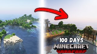 I Survived 100 Days on an ISLAND on MINECRAFT HARDCORE Pt 1 MacBook Pro Edition [upl. by Adan]