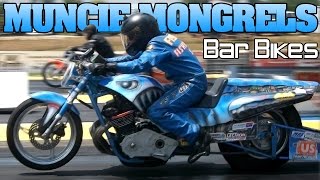 Muncie Mongrels bar bike Motorcycle Drag Racing video 2012 [upl. by Winne82]