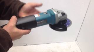 Makita 9565CV 5quot Variable Speed Grinder Discussion [upl. by Aeuhsoj]