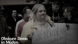 Zeitungsartikel obskure Demo in Müden gegen Pädophile  Randbemerkungen müden basti KurtMidastv [upl. by Tacklind]