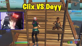 Clix VS Deyy 1v1 Buildfights  Fortnite Creative 1v1 [upl. by Hadwin]