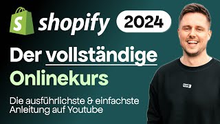 Shopify Shop erstellen 2024  SchrittfürSchritt auf Deutsch [upl. by Gunas344]