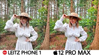 LEITZ Phone 1 vs iPhone 12 Pro Max Camera Test [upl. by Wilden]