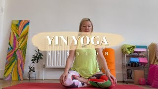 Restorative Yin Yoga Full session [upl. by Ahsac874]