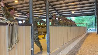 Basic Airborne Refresher BAR Mock Door Training — Jumpmaster PJAJ and Safety — C130 Door Check [upl. by Marie-Jeanne]