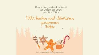 Weihnachtsbäckerei in der Kreativzeit am Donnerstag [upl. by Ayote]