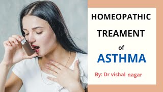 Homeopathic treament of ASTHMA by Dr vishal nagar ASTHMA Homeopathy AYUSH [upl. by Caine]