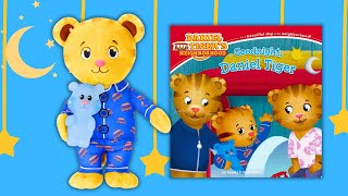 GOODNIGHT DANIEL TIGER Bedtime Story Book and Light Up Singing Song Soft Toy Kittens Fun [upl. by Nalaf]