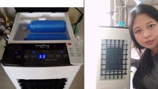 How to Clean Air Cooler Humidification Purification Refrigerator from Lazada [upl. by Bonn]