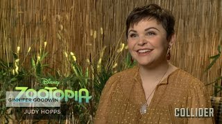 Zootopia Ginnifer Goodwin quotJudy Hoppsquot Official Movie Interview  ScreenSlam [upl. by Nojel]