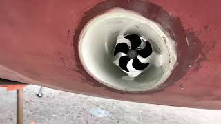 Bow thruster installation [upl. by Niahs]