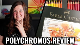 POLYCHROMOS Colored Pencils  My FULL REVIEW [upl. by Pinter815]