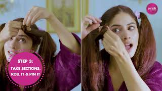 Get Alia’s side swept curls with Sunsilk [upl. by Bluefarb]