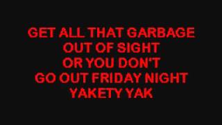 SC7201 06 Coasters The Yakety Yak karaoke [upl. by Darla431]