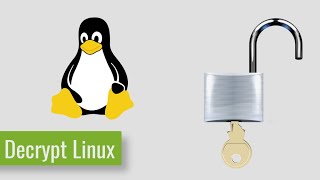 How to decrypt Linux Partitions  Home Folders LUKSecryptfs [upl. by Adnawad817]