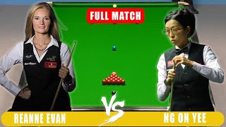 Reanne Evans Vs Ng On Yee  TAOM UK Womens Championship Snooker Highlights [upl. by Enytsirhc]