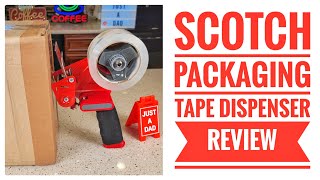 How To Use The Best Packing Tape Dispenser by Scotch Packaging Tape Review [upl. by Nylirem945]