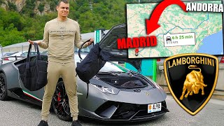 ASÍ ES VIAJAR CON MI LAMBORGHINI DE ANDORRA A MADRID 600KM [upl. by Hazen]