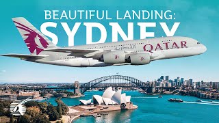 Beautiful landing in Sydney Australia 4K [upl. by Deron]