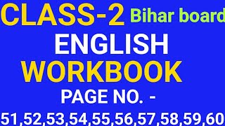 Class 2 English workbook page nomber 51525354555657585960 2ed class english workbook51to60 [upl. by Nohtiek]