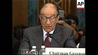 Greenspan says stability of economy still vulnerable [upl. by Altaf]