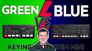 ATEM Mini Green Screen Vs Blue Screen Chroma Key  Corporate Streams [upl. by Ian]