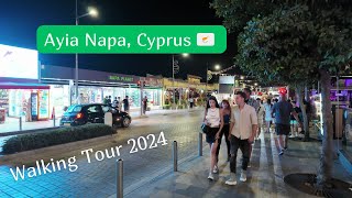 Ayia Napa Cyprus 4K 2024 Walking Tour [upl. by Llertnek]