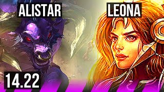 ALISTAR amp Corki vs LEONA amp KaiSa SUP  KR Diamond  1422 [upl. by Valentine234]