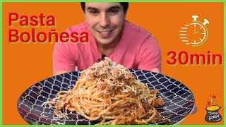 Receta pasta boloñesa italiana 🍅😋 [upl. by Morlee250]