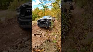 Dodge Ram 2500 pulling a Toyota Tundra 4x4 Off Road Trail 11 shorts youtubeshorts ram [upl. by Ashia338]