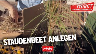 Staudenbeet richtig anlegen  Horst sein Schrebergarten [upl. by Rubens37]