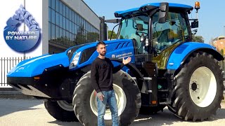 IL PRIMO TRATTORE AL MONDO 100 A BIOMETANO  NEW HOLLAND [upl. by Aelhsa]