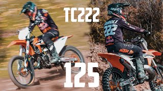 Tony Cairoli 222 riding 125 2 stroke RAW no music [upl. by Drallim837]