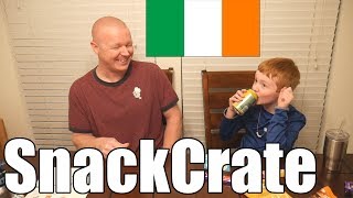 Snack Crate  Ireland  American Tries Irish Snacks [upl. by Culliton]