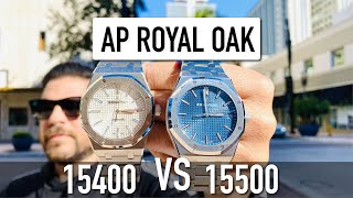 Audemars Piguet Royal Oak 15500 vs15400  Can You Spot The Difference [upl. by Yelsek]