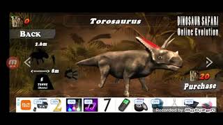 Torosaurus Screen Time Dinosaur Safari Online Evolution [upl. by Batista]