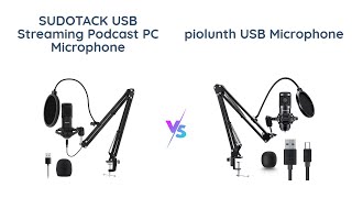 Sudotack USB vs Piolunth USB Microphone Comparison [upl. by Rosol]