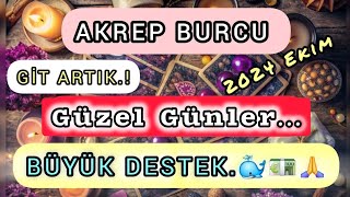 AKREP BURCU 2024 EKİM AYI 💶🌿💦🐳🍀 SÜRPRİZ VAR 🙂‍↕️ [upl. by Lednew903]