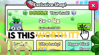 IS DOUBLE LUCK WORTH IT  Pets Go  Roblox [upl. by Gilead]